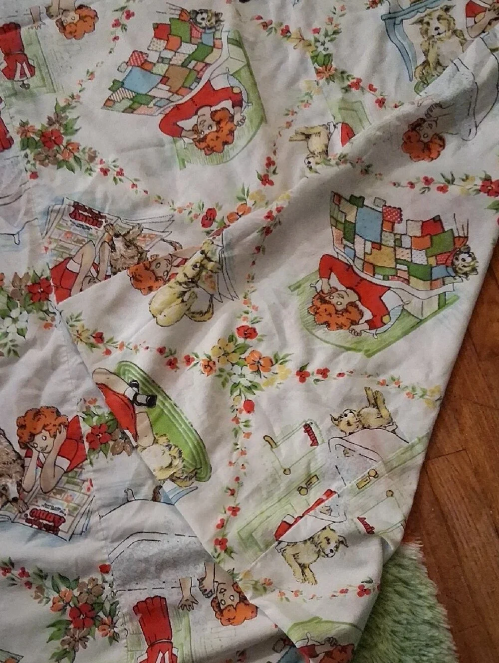 Vintage Little Orphan Annie Full Size Duvet Cover!!! Excluded From Sale